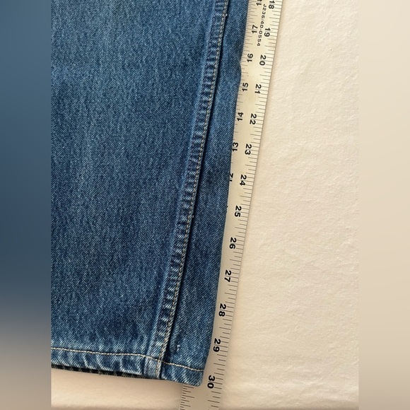 VINTAGE ORANGE TAB 509 LEVIS men's denim jeans 34'' 34'' made in USA zip fly - Picture 15 of 16